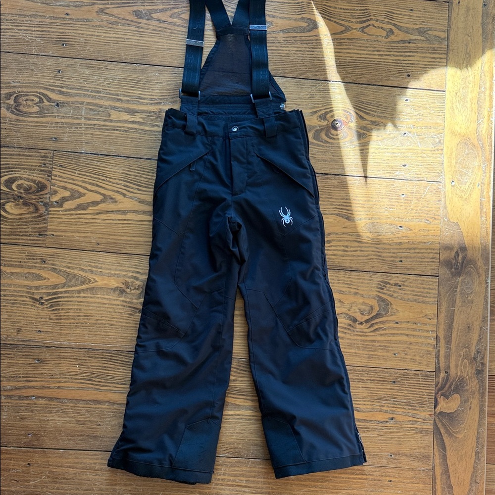 Spyder Black Ski Pants with removable Suspenders